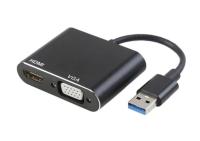 NIVATECH NTC-1312 USB to HDMI+VGA  ADAPTOR Usb 3.0 To Hdmi Vga 1080P Monitör Genişletici Çevirici Dönüştürücü Adapt - 3